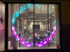 LED grid display untuk penggunaan kaca jendela,periklanan luar ruangan