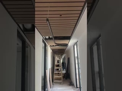 Lampu LED linier yang disesuaikan 3000lm-10000lm Lampu Langit-langit Led melengkung