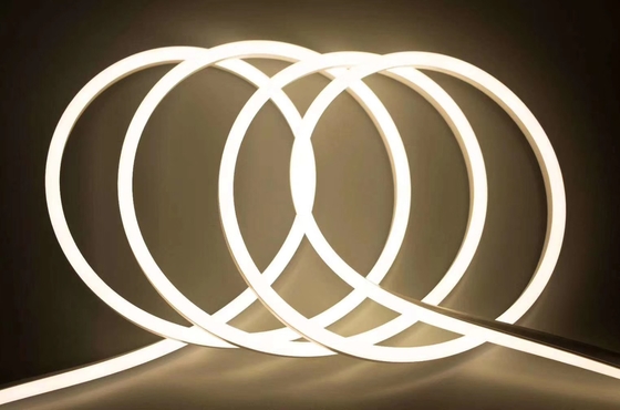 IP68 SMD2835 Silicone LED Neon Flex 24V Led Neon Rope yang dipasang di permukaan