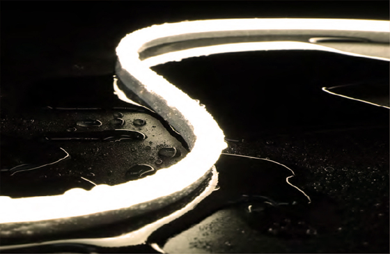IP68 Underwater Neon Flex 24V Bahan TPU Fleksibel Led Strip Untuk penggunaan kolam renang